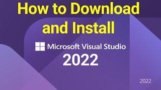 How to Download and Install Microsoft Visual Studio 2022 | How to Create New Project | IDE 2022