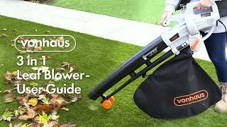 VonHaus  3 in 1 Leaf Blower | Customer Care Guide