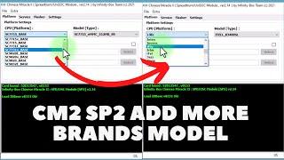 how to add cm2 sp2 more models || cm2 sp2 model not show || cm2 sp2 brand name not show