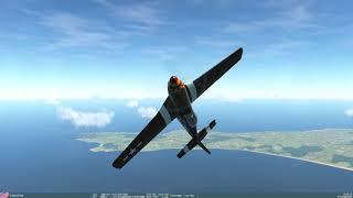 DCS - P-51D Mustang vs Messerschmitt BF109 - dogfight