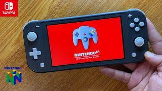 Nintendo 64 Games on Nintendo Switch Lite Gameplay