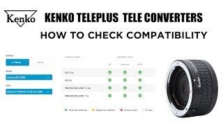 Kenko TELEPLUS Tele Converters: How to Check Compatibility Explained