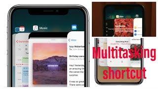 How to add Multitasking shortcut on iPhone X / 8?