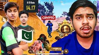 WORLD's FASTEST CRYPTO vs Huzaifaa 1vs4 PAKISTAN FIGHT BEST Moments in PUBG Mobile