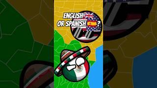 English  or Spanish ? - (Edición Countryballs ) #countryballs #humor #mexico #usa #xd