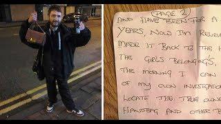 Homeless Man Spends 2 Days Returning Lost Bag To Woman – Changes His Life When She Gets It Back