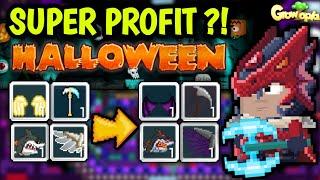 HOW TO PREPARE FOR HALLOWEEN (EASY PROFIT) GROWTOPIA