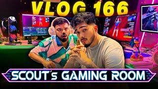 WHAT'S INSIDE @officialscoutop GAMING ROOM ? |  VLOG 166