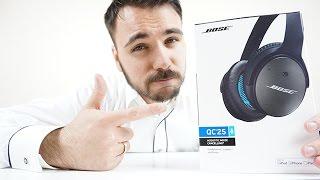 Bose® QuietComfort® 25 (QC25) Acoustic Noise Cancelling® Headphones - Unboxing - Dr. UnboxKing