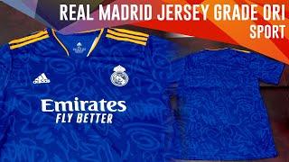 [ REVIEW ] Real Madrid 2nd Jersey Grade Ori ( Los Blancos ) Santiago Bernabeu : Sport Merchandise