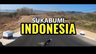 Sukabumi Indonesia walks while listening to relaxing music - ASMR Motorcycle