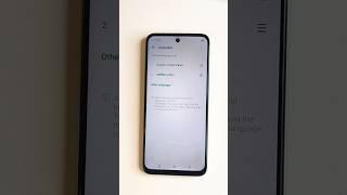 Infinix hot 50 5g  language change setting #shorts #ytshorts