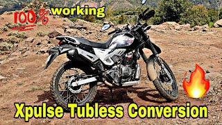 XPULSE Tubeless Conversion  Ab Puncture Ki Tension khatam