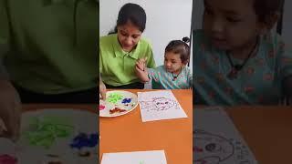 Understanding colors the fun way! #thebanyan #creativelearning #preschoolactivities #preschoolfun