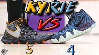 Nike Kyrie 5 vs Kyrie 4! What's Better??