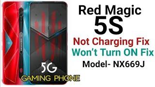 NUBIA RED MAGIC 5S/5G Not Charging Fix (Model- NX669J) || NUBIA RED MAGIC 5S Won’t Turn ON Solution