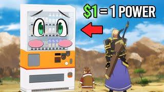 Boy Reincarnates As Useless Vending Machine But Gains Power Every Time He Sells An Item