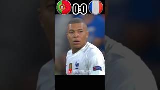 Portugal vs France EURO 2020 #ronaldo vs #benzema #mbappe  #football #youtubeshorts