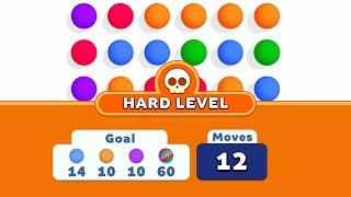 MAX LEVEL in Collect Em All! Clear the Dots Gameplay Android,ios (Levels 53-54)