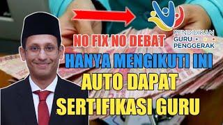  Sertifikasi dimudahkanKini guru tidak sulit lagi dapat Sertifikasi⁉️