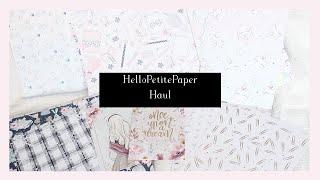 Hello Petite Paper Haul | Ana Jolene Printables