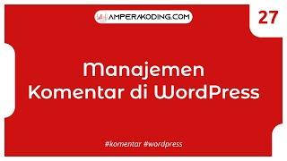 Manajemen Komentar di WordPress