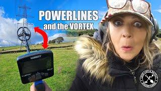 How does the Garrett Vortex perform near powerlines? | Metal Detecting