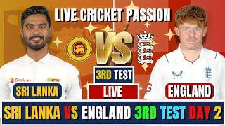 SRI LANKA VS ENGLAND (ENG VS SL) 3RD TEST MATCH 2ND DAY LIVE #cricketlive #crictales #iqbalsports