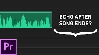 How to END a Song with ECHO/REVERB in Premiere Pro