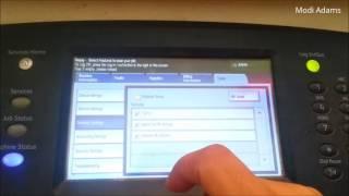How to connect Xerox Copier via Network