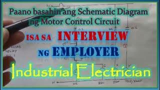 ELECTRICIAN INTERVIEW ABROAD - Paano Basahin ang Schematic Diagram ng Motor Control Circuit