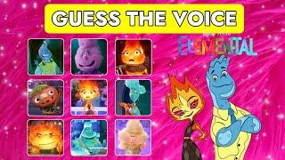 Guess the ELEMENTAL Characters by Their VOICE 