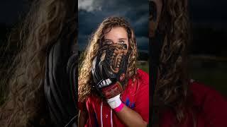 Dramatic Sports Photography Girls Baseball Edition. #sonya7rv #sportsphotography #baseball