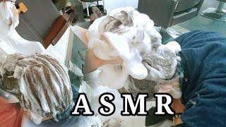 #46 ️ ASMR Daily Hair Washing Brushing, Shampooing & Conditioning