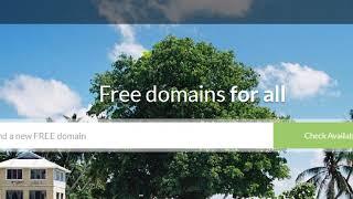 Free domain name for WordPress and Blogger websites