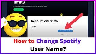 How to Change Spotify User Name?