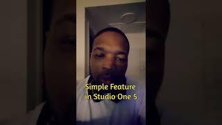 YYBY - Simple Feature i didnt know in STUDIO ONE 5 