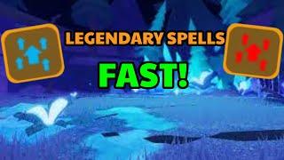 How to Get Legendary Spells FAST! (Dungeon Quest)