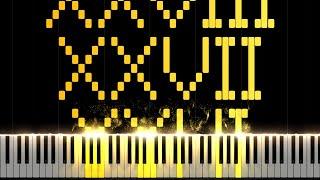 Roman Numerals on Piano