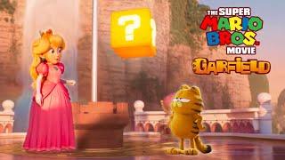 Princess Peach made Garfield eat Super Mushroom | Garfield X Super Mario Bros Movie