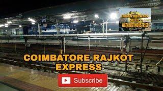 16614 COIMBATORE - RAJKOT EXPRESS 23 Minute's Delay Arriving in SOLAPUR JN