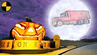 Ghost Truck vs Cars  BeamNG.Drive Halloween