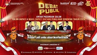 (Live) Debat Publik Pasangan Calon Bupati dan Wakil Bupati Sintang Tahun 2024