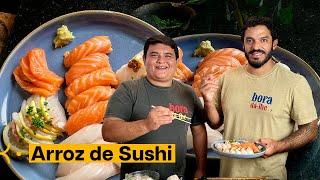 COMO FAZER ARROZ DE SUSHI | como fazer niguiri | com Satoshi Niitsuma