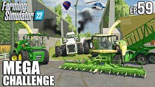 Filing The BIGGEST BUNKER in FS22 - 2.000.000l Corn Silage | MEGA Challenge | FS22 | #59
