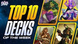 TOP 10 BEST DECKS IN MARVEL SNAP | Weekly Marvel Snap Meta Report #111