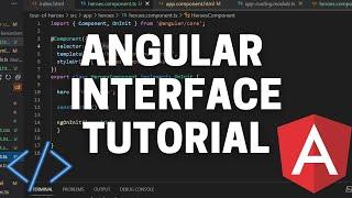 Using an Interface as a Type in Angular - Angular Tour of Heroes Tutorial Part 3