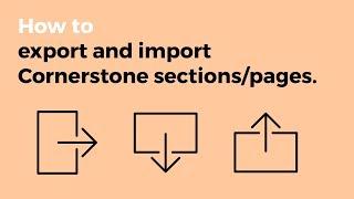 V2 - Exporting and Importing Templates in Cornerstone