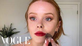 Abigail Cowen’s Effortless Red Lip & Guide to Red Haired Beauty | Beauty Secrets | Vogue