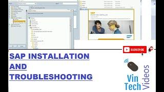 SAP Installation and Troubleshooting | Error in SAP | Vin Tech Videos